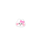 超小さいうしゃぎ！！1 ピンク（個別スタンプ：14）