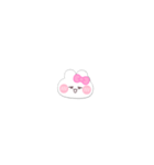 超小さいうしゃぎ！！1 ピンク（個別スタンプ：16）