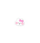 超小さいうしゃぎ！！1 ピンク（個別スタンプ：17）