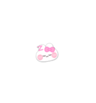 超小さいうしゃぎ！！1 ピンク（個別スタンプ：18）