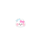 超小さいうしゃぎ！！1 ピンク（個別スタンプ：19）