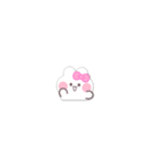 超小さいうしゃぎ！！1 ピンク（個別スタンプ：22）