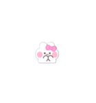 超小さいうしゃぎ！！1 ピンク（個別スタンプ：24）
