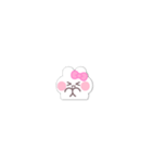 超小さいうしゃぎ！！1 ピンク（個別スタンプ：25）