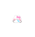 超小さいうしゃぎ！！1 ピンク（個別スタンプ：28）