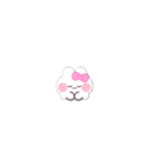 超小さいうしゃぎ！！1 ピンク（個別スタンプ：32）