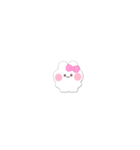 超小さいうしゃぎ！！1 ピンク（個別スタンプ：37）