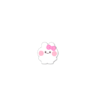 超小さいうしゃぎ！！1 ピンク（個別スタンプ：38）