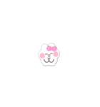 超小さいうしゃぎ！！1 ピンク（個別スタンプ：40）
