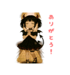 魔界の子 魔子ちゃんのキュンかわスタンプ（個別スタンプ：3）