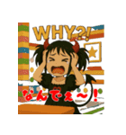 魔界の子 魔子ちゃんのキュンかわスタンプ（個別スタンプ：20）