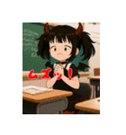 魔界の子 魔子ちゃんのキュンかわスタンプ（個別スタンプ：26）