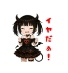 魔界の子 魔子ちゃんのキュンかわスタンプ（個別スタンプ：34）