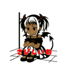 魔界の子 魔子ちゃんのキュンかわスタンプ（個別スタンプ：37）