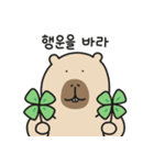 ぼくの友だち ぽよカピバラ（個別スタンプ：27）