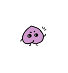 ももの子（静か）（個別スタンプ：1）
