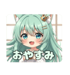ひとやすみしたい精霊みなみちゃん（個別スタンプ：15）