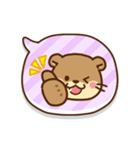 動く！コツメカワウソ♡日常敬語＆挨拶吹き出（個別スタンプ：10）