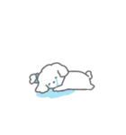 しろいぬちゃん(サッカー)（個別スタンプ：8）
