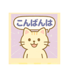 会話にぴったり♪毎日使えるネコ語録（個別スタンプ：11）