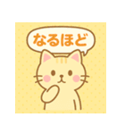会話にぴったり♪毎日使えるネコ語録（個別スタンプ：17）