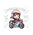 かわいいライダーの日常（個別スタンプ：12）
