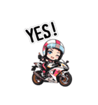 かわいいライダーの日常（個別スタンプ：18）