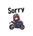 かわいいライダーの日常（個別スタンプ：24）