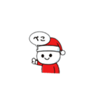クリスマスだるま（個別スタンプ：7）