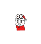 クリスマスだるま（個別スタンプ：11）