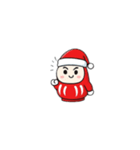 クリスマスだるま（個別スタンプ：21）