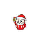 クリスマスだるま（個別スタンプ：23）