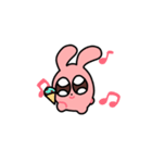 負けるなウサちゃん！負けアニメ（個別スタンプ：3）