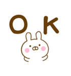 デカ文字うさひなだよ（個別スタンプ：4）