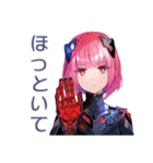 エラー続き★ロボ娘の敬語（個別スタンプ：27）