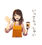 毎日挨拶♡ちょうどいい女性（個別スタンプ：19）