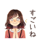 毎日挨拶♡ちょうどいい女性（個別スタンプ：25）