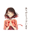 毎日挨拶♡ちょうどいい女性（個別スタンプ：30）
