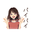 毎日挨拶♡ちょうどいい女性（個別スタンプ：40）
