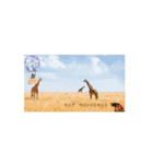 ララの気球で世界一周（1ー8）（個別スタンプ：7）