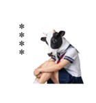 ウシ娘JKスタンプ（個別スタンプ：4）