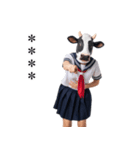 ウシ娘JKスタンプ（個別スタンプ：7）