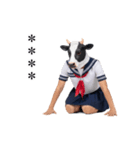 ウシ娘JKスタンプ（個別スタンプ：20）
