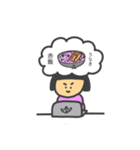 残業の食べたいものを脳内共有（個別スタンプ：10）