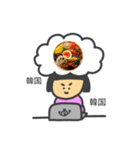 残業の食べたいものを脳内共有（個別スタンプ：20）