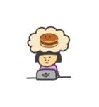 残業の食べたいものを脳内共有（個別スタンプ：21）
