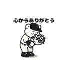 シュールな野球クマ（個別スタンプ：39）