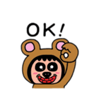 ポポベア 日本語（個別スタンプ：1）