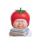 トマトのコスチュームを着た赤ちゃん (NT)（個別スタンプ：26）