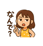 毒舌女子の毎日使えるネガティブスタンプ（個別スタンプ：3）